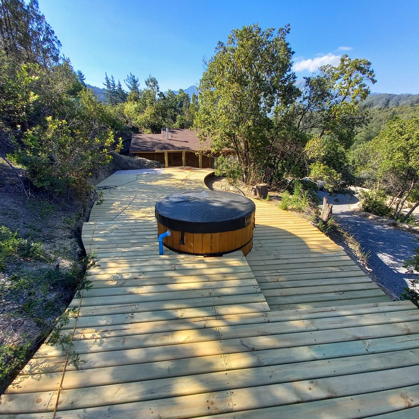 Cobertor Nórdico madera de Cipres premium, tina, tinajas, spa, piscinas, jacuzzi