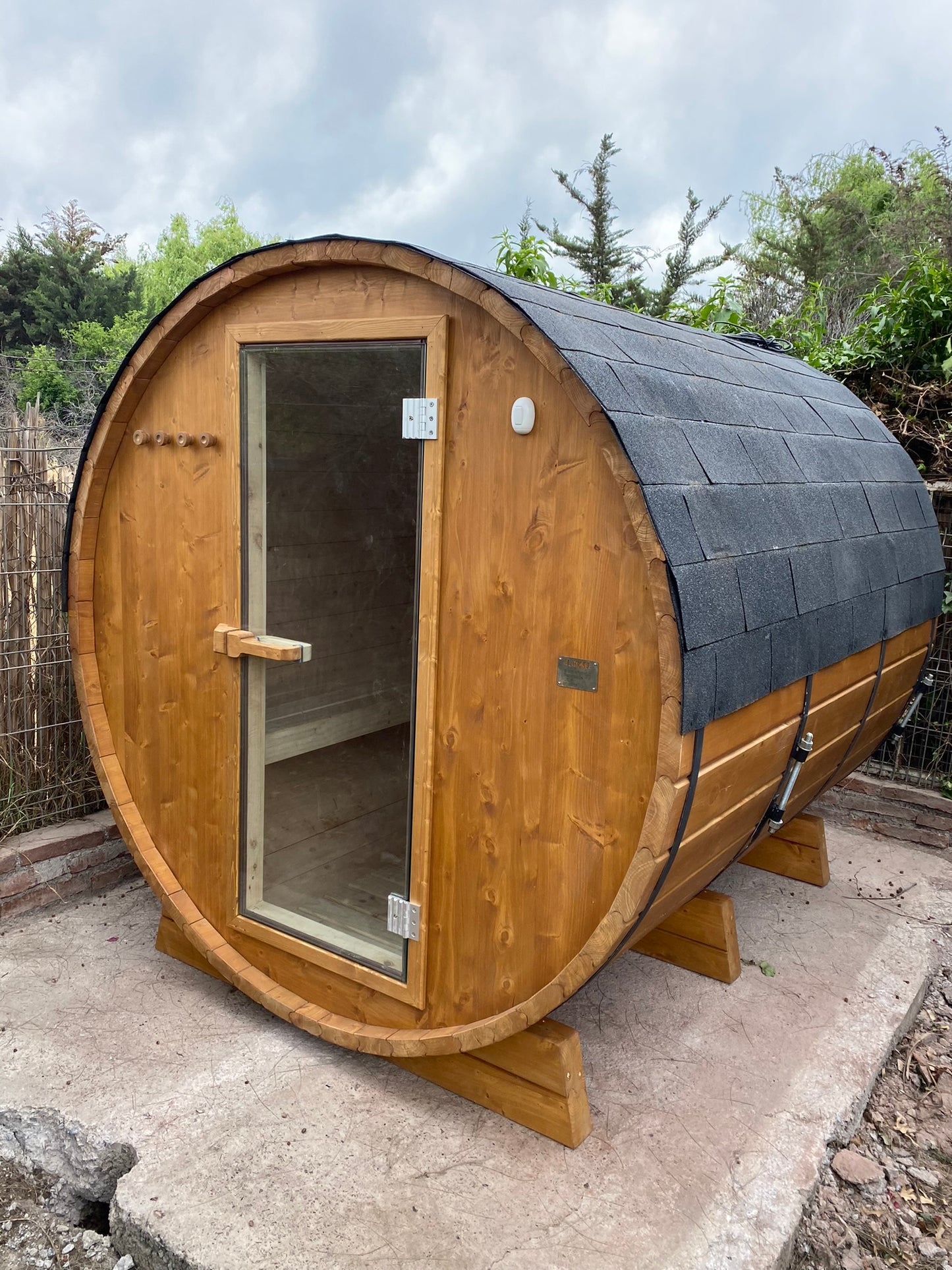 Saunas Exteriores Modelo Barril 4 Personas