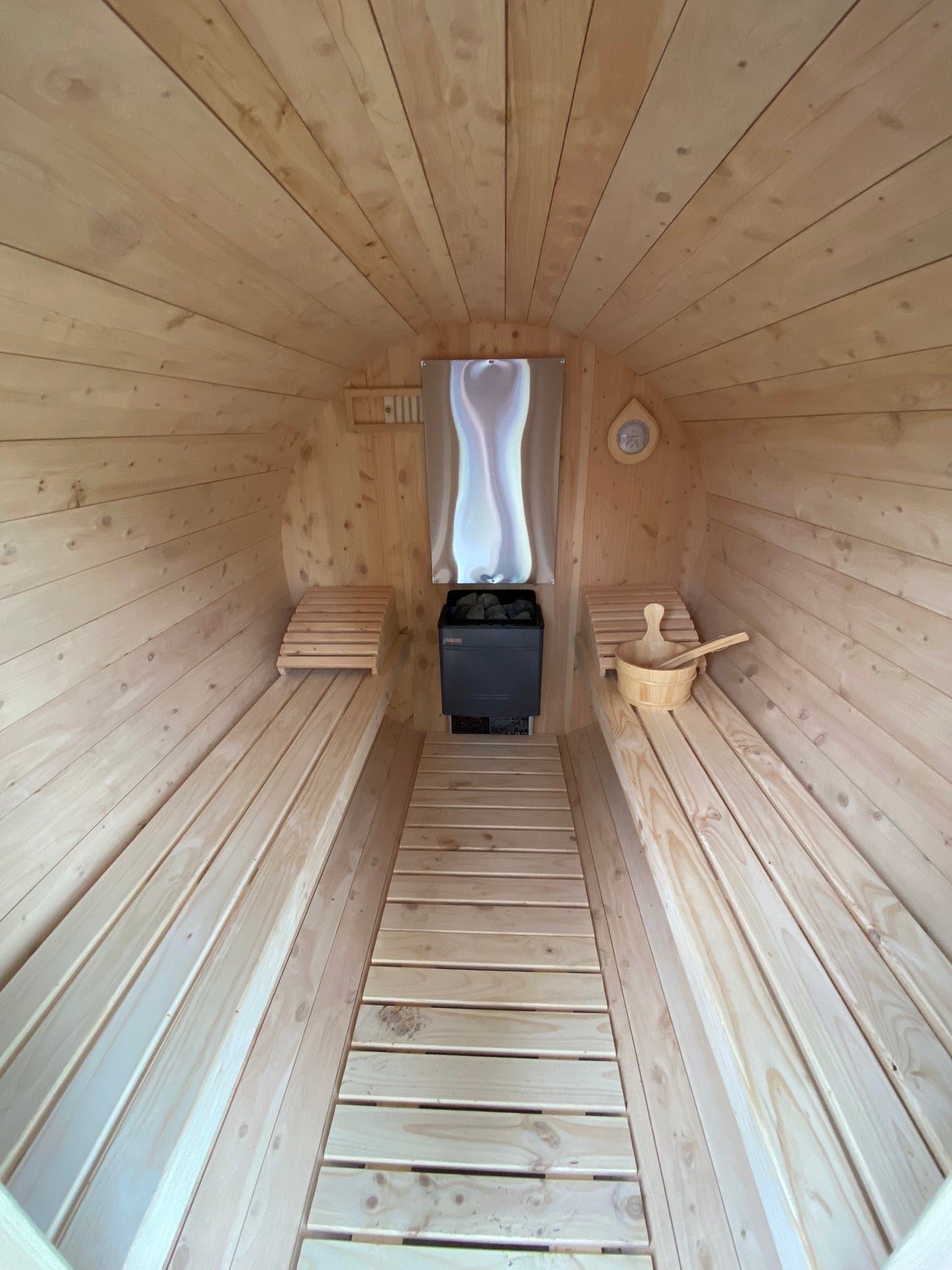 Saunas Exteriores Modelo Barril 4 Personas