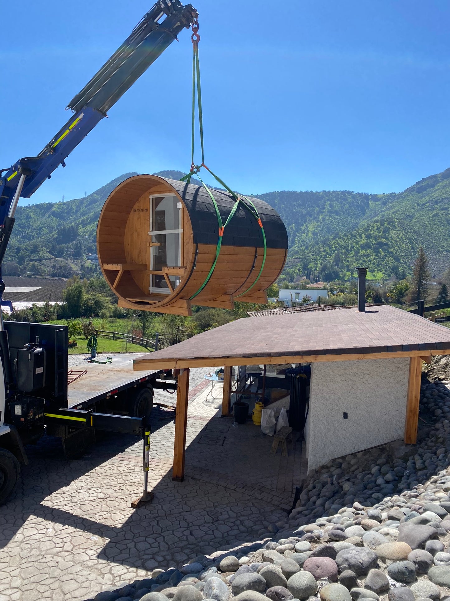 Saunas Exteriores Modelo Tonel 4 personas