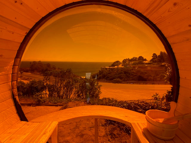 Saunas Exteriores Modelo Full Visión 6 personas