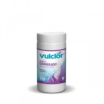 Cloro 60% granulado de disolución lenta (1Kg) Vulcano para piscinas