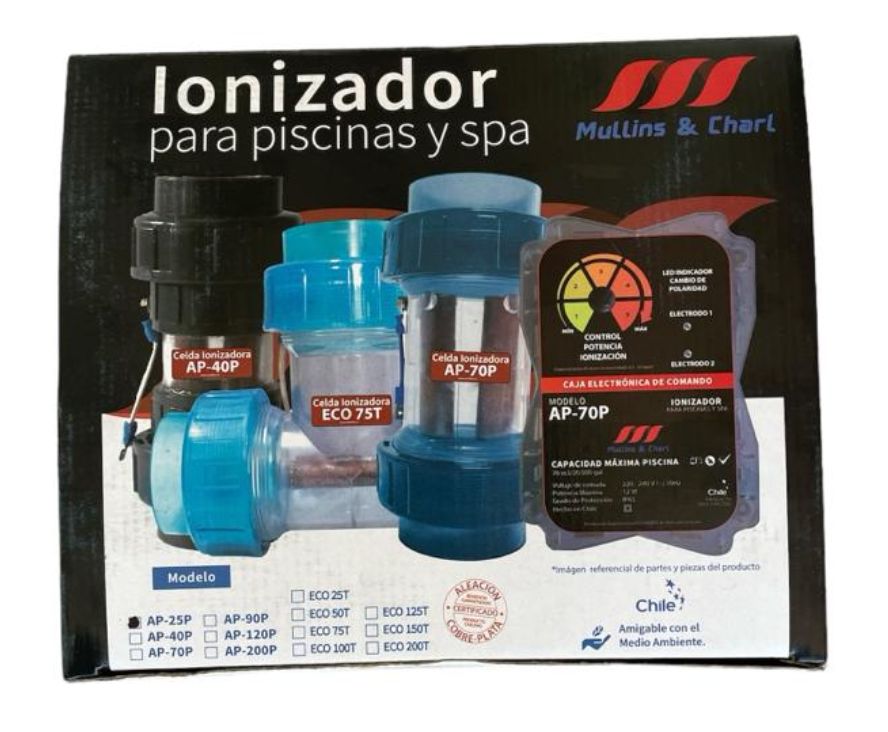 Ionizador 40 (Mullins) piscina y spa